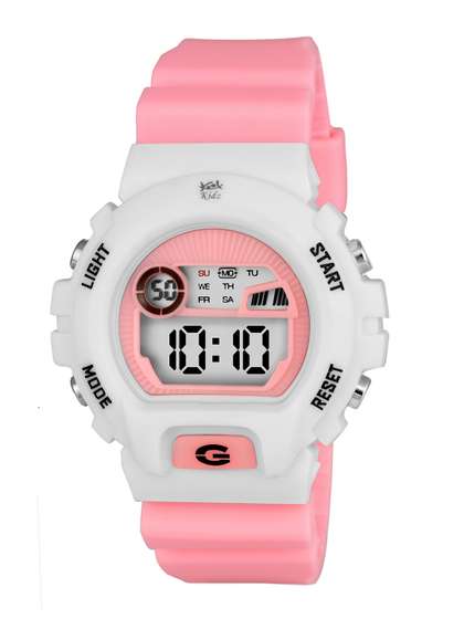 Kool Kidz Unisex Kids
                      Grey Dial & Pink Straps Digital Watch KOOL
                      KIDZ KK 252D PK