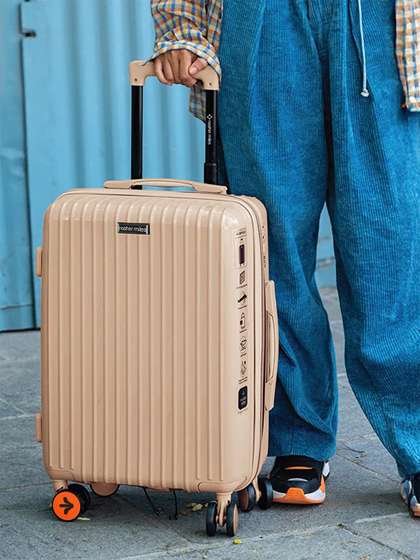 Nasher Miles
                        Pondicherry Polypropylene Medium Peach Trolley
                        Bag - 24 inch (65cm)