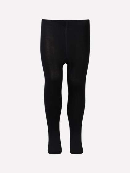 Bonjour Girls Black
                    Solid Stockings