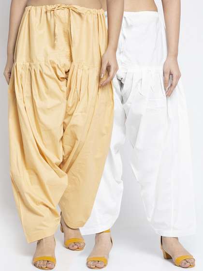 GRACIT Women Pack of
                        2 Solid Cotton Salwar