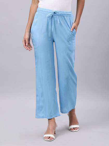 Souchii Women Blue Liva Palazzos