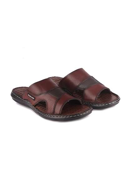 Red Chief Men Brown
                      Leather Comfort Sandals