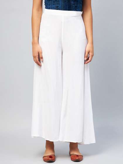 InWeave Women Flared Palazzos