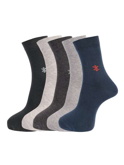 Dollar Socks Men Pack
                      Of 5 Assorted Cotton Socks