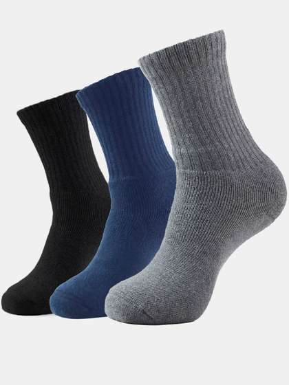 Jockey Pack Of 3
                      Compact Cotton Terry Crew Length Socks With
                      StayFresh Treatment-7035