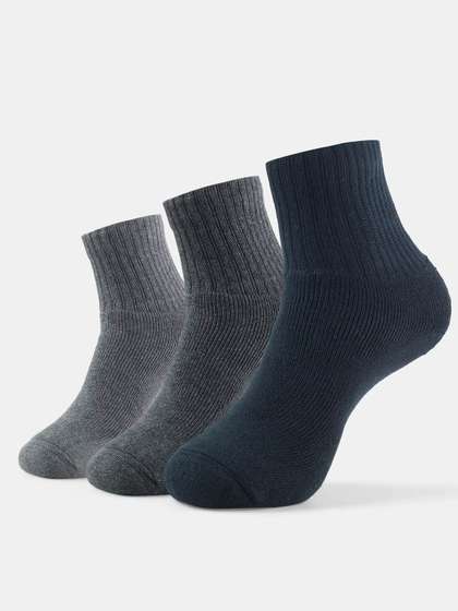 Jockey Pack of 3 Compact
                    Cotton Terry Ankle Length Socks With StayFresh
                    Treatment-7036