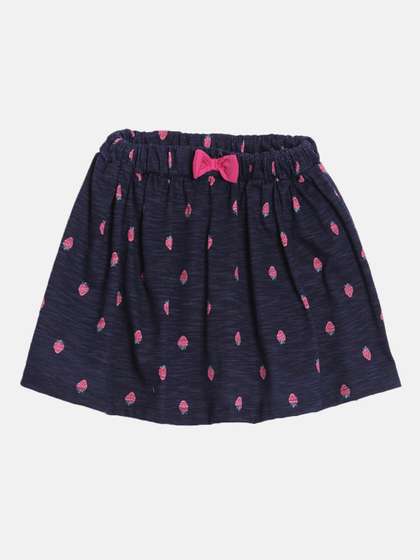 Kryptic Infant Girls Printed Pure Cotton Skirts