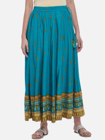 AKKRITI BY PANTALOONS Women Printed Maxi Skirts
