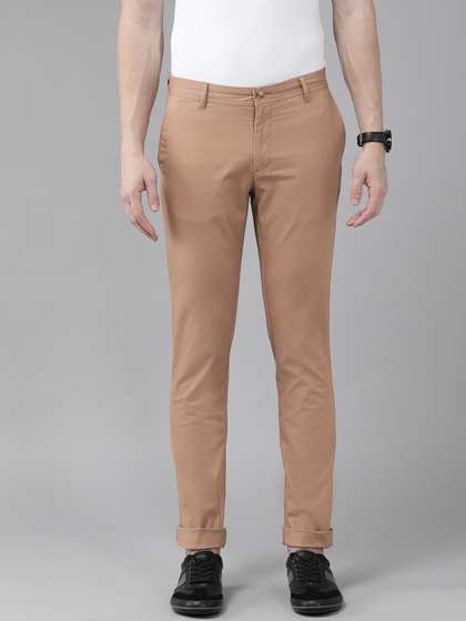 Blackberrys Men
                        Low-Rise Solid Skinny Fit Chinos