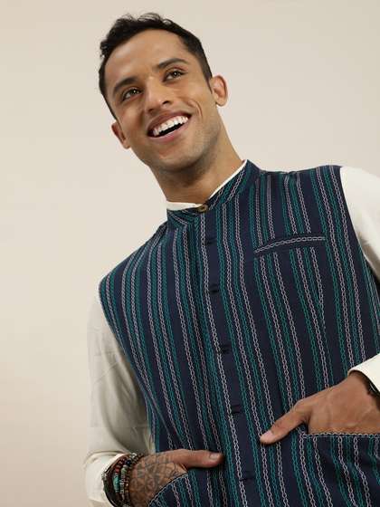 Taavi Woven Legacy Nehru Jacket