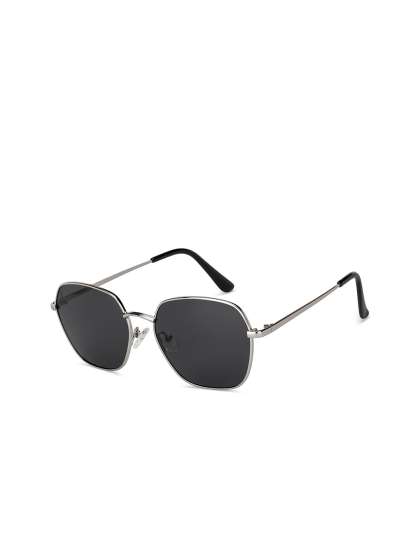 Vincent Chase by Lenskart Unisex Grey Lens & Gunmetal-Toned Other Sunglasses with UV Protected Lens
