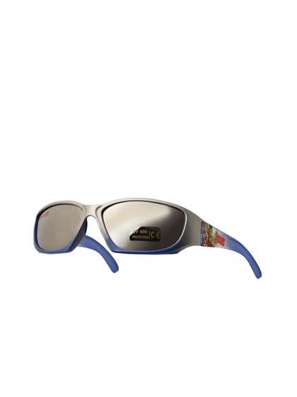 Marvel Boys Grey Lens
                    & Silver-Toned Rectangle Sunglasses with
                    Polarised and UV Protected Lens