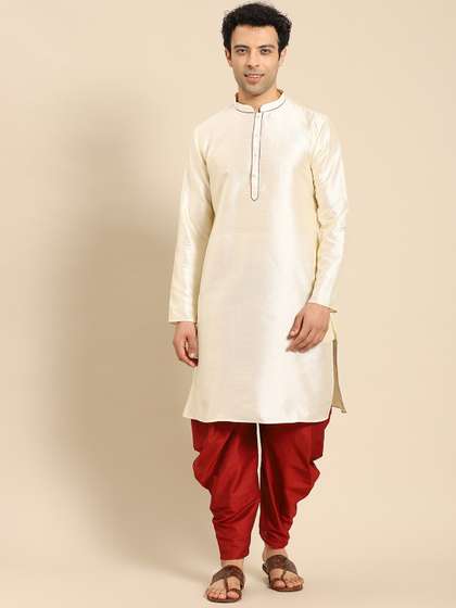 Amodh by Kisah Men Solid Kurta
