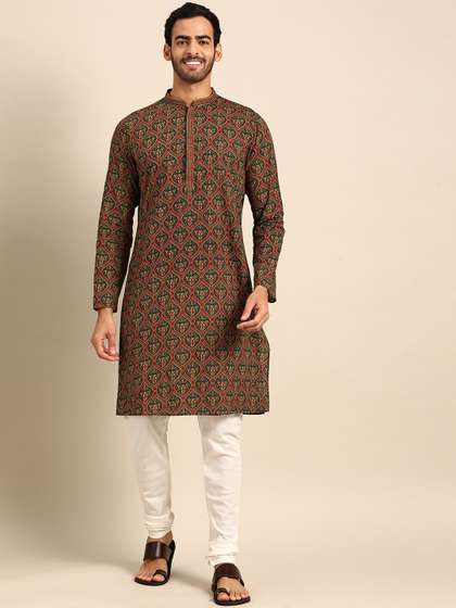 Amodh by Kisah Men Paisley Printed Kurta