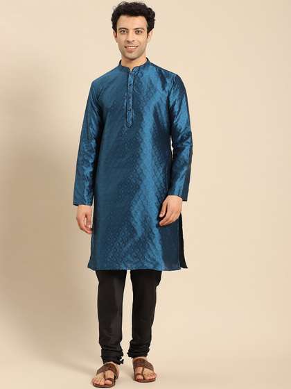 Amodh by Kisah Geometric Thread Work Kurta