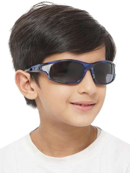 Carlton London Boys
                    Black Lens & Blue Sports Sunglasses CLSB074