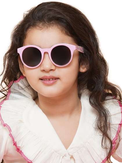 Carlton London Girls
                      Black Lens & Pink Cateye Sunglasses CLSG044