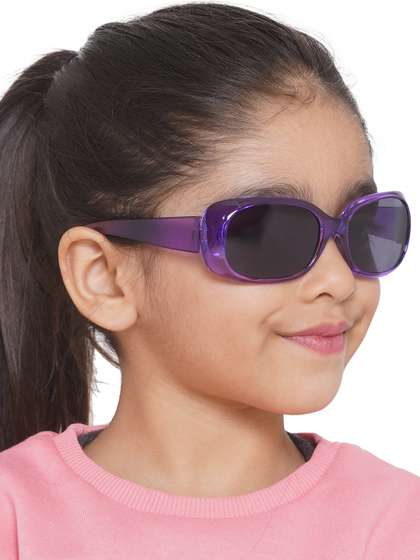 Carlton London Girls
                      Black Lens & Purple Oversized Sunglasses