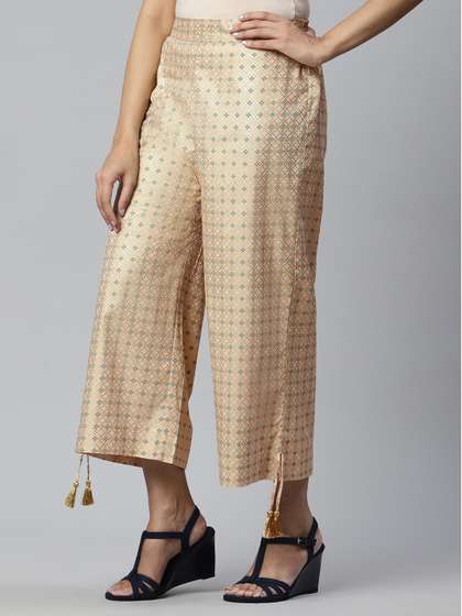 AURELIA Women Printed Ethnic Palazzos