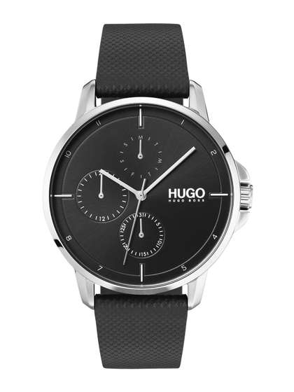 HUGO Men Black Focus
                    Analogue Multi Function Watch 1530022
