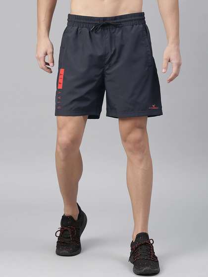 Dpassion Men Navy
                        Blue Running Sports Shorts