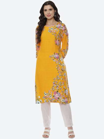 Rangriti Women Floral Printed Kurta