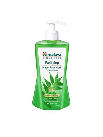 Himalaya Anti-Pimple Purifying Neem Face Wash with Turmeric For All Skin Types - 400 ml