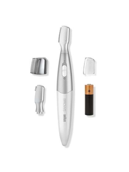 Braun Women FG1106 Mini
                    Precision Trimmer for Eyebrow Styling & Shaping
                    - Silver-Toned