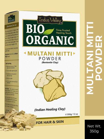 Indus Valley BIO Organic Pure Multani Mitti Powder - 350 g