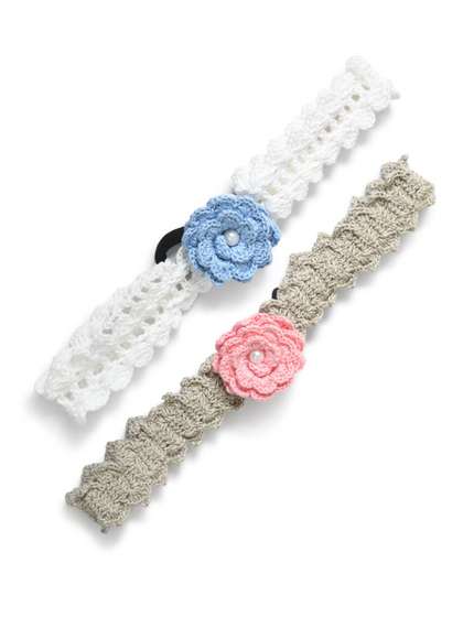 FUNKRAFTS Girls Set of 2
                    Pink & Blue Hairband
