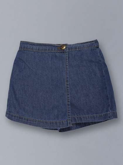 KiddoPanti Girls Blue
                    Denim Shorts