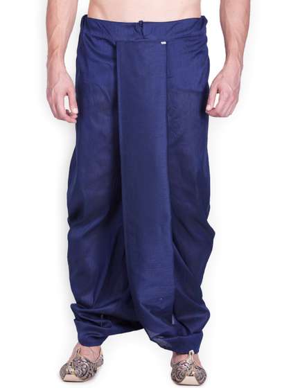 Here&Now X
                        Sanwara Blue Dhoti