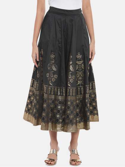 AKKRITI BY PANTALOONS Women Printed Fared Skirts