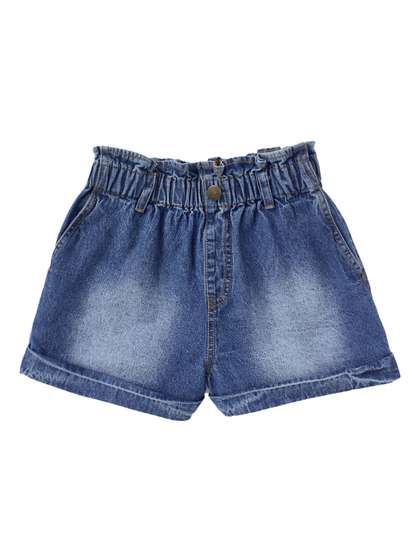 Cub McPaws Girls Washed Denim Shorts