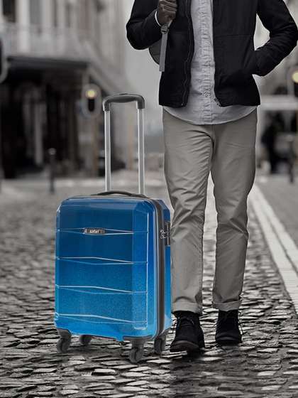 Safari Gradient Small Hard Trolley Bag