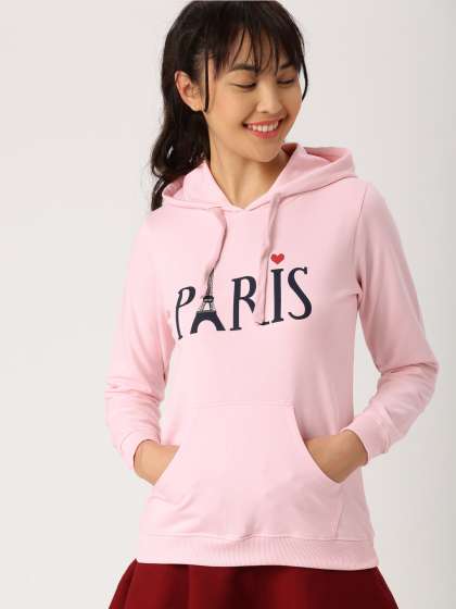 hoodies for girls on myntra