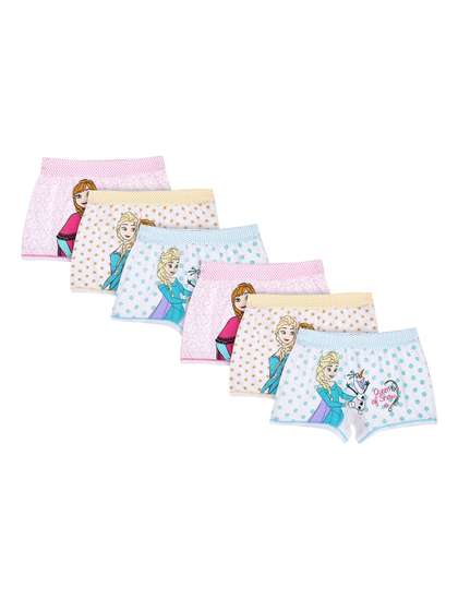 Bodycare Kids Pack Of 6
                    Assorted Frozen Cotton Basic Briefs