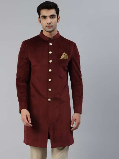 Price History of Luxrio Men Slim Fit Sherwani from Myntra 111_10915621