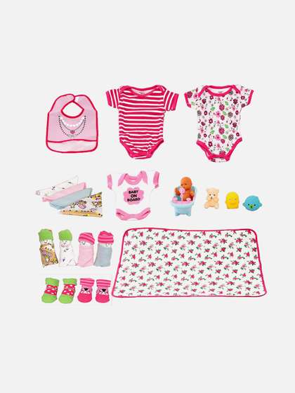 Little Surprise Box
                    Infant Kids 20 Pcs Printed Baby Apparel Gift Set
