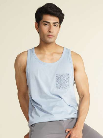 DAMENSCH DaMENSCH NEO-Cool Pure Cotton Pocket Print Tank Top