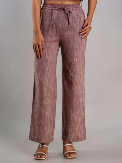 MAUKA Women Cotton Palazzos