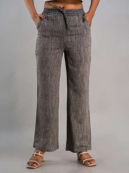 MAUKA Women Cotton Palazzos
