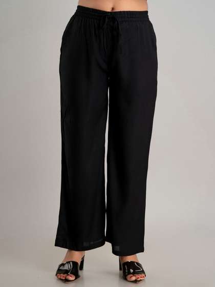MAUKA Women Solid Palazzos