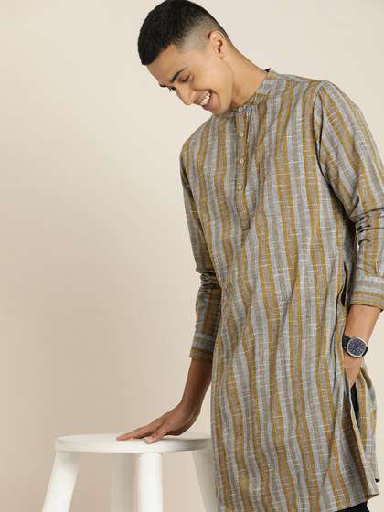 Taavi Woven Legacy Printed Kurta