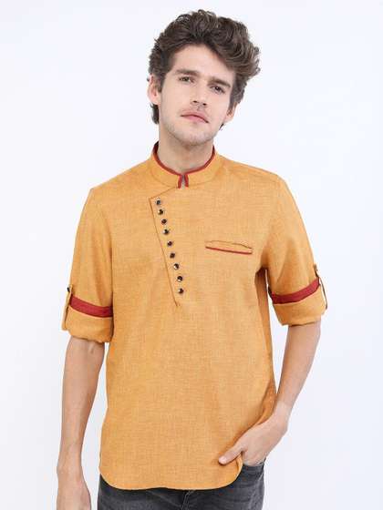 HIGHLANDER Roll-Up Sleeves Cotton Shirt
