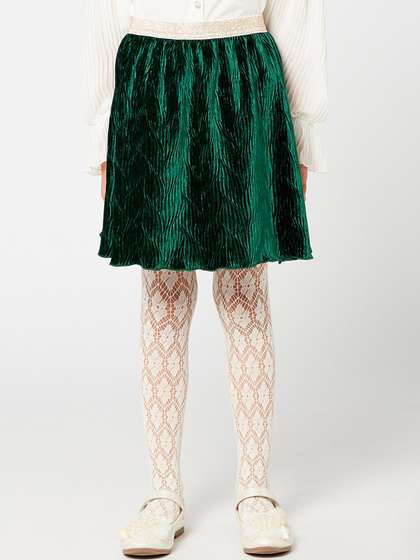 One Friday Girls Self Design A-line Knee-Length Skirts