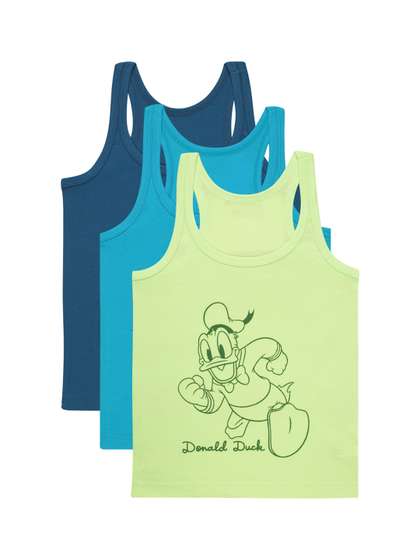 Bodycare Kids Boys Pack
                    Of 3 Assorted Mickey & Friends Printed Cotton
                    Innerwear Vests