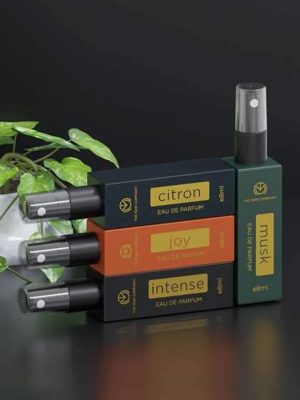 THE MAN COMPANY Set of 4 Eau de Parfum 8ml each - Joy + Citron + Musk + Intense