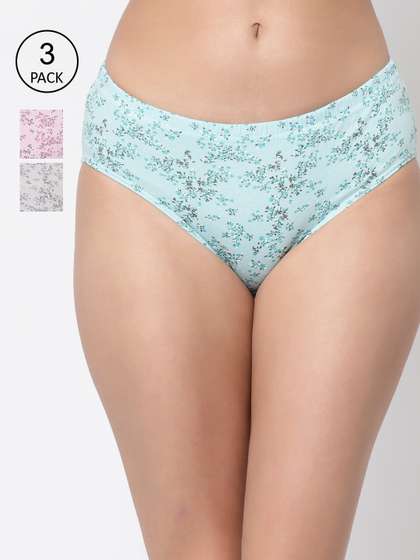 Floret Women Pack Of
                        3 Assorted Hipster Briefs