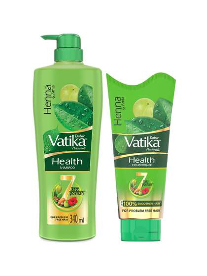 Dabur Vatika Special Edition Healthy Hair Kit - Shampoo 340 ml + Hair Conditioner 180 ml